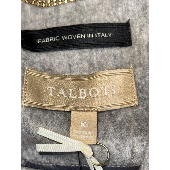 Talbots Blazer Cashmere Wool Lined Made In Italy - Picture 3 of 11